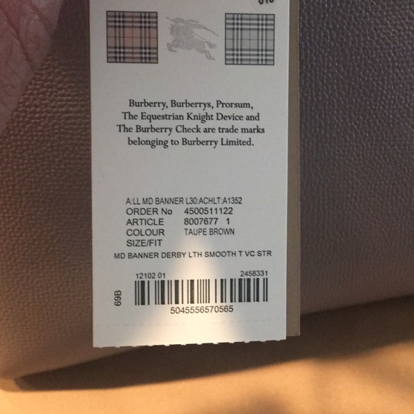 Burberry Banner Medium Handbag - Picture 3 of 12